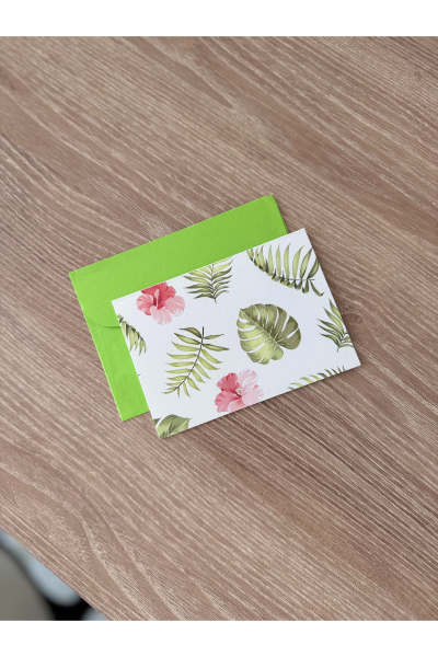 Greeting Card - Resort Shoe Flower